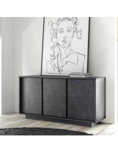 Madia 3 ante  Marmo nero