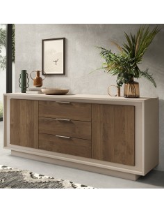 Madia 2 ante - 3 cassetti Cashmere/Mercure