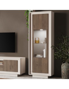 Vetrina 1 anta Cashmere / Mercure