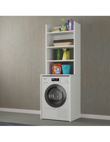 Mobile porta lavatrice e asciugatrice Bianco