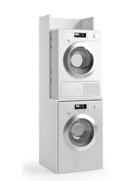 Mobile porta lavatrice e asciugatrice Bianco