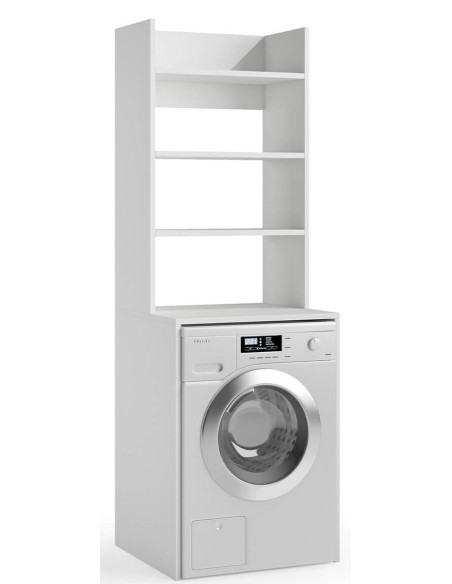 Mobile porta lavatrice e asciugatrice Bianco