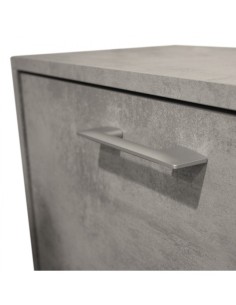 Scarpiera 3 ribalte Doppia profondità / Doppia capienza  Cemento 2