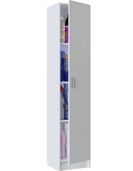 Armadio 1 anta singola Bianco opaco