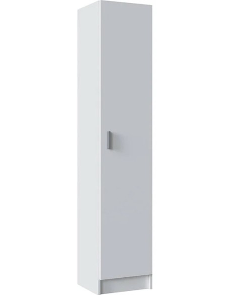 Armadio 1 anta singola Bianco opaco