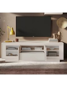 Porta TV 2 ante - 1 cassetto Cashmere 2