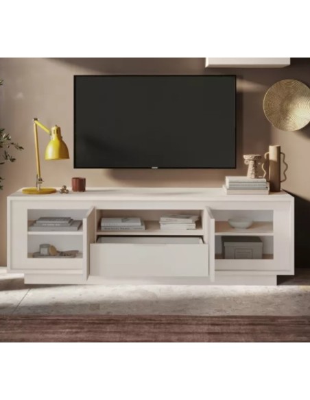 Porta TV 2 ante - 1 cassetto Cashmere