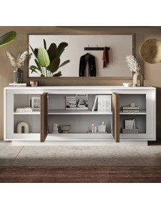 Madia 4 ante Bianco opaco/Mercure 2