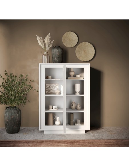 Madia 2 ante alta Bianco opaco