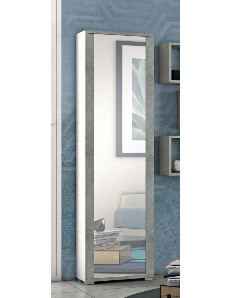 Scarpiera/ Colonna multiuso con Specchio