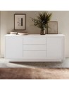 Madia 2 ante - 3 cassetti Bianco opaco