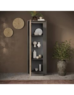 Vetrina 1 anta Lava/Rovere kadiz 2