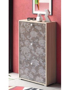 Scarpiera 3 ante doppia capienza