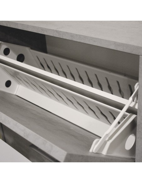 Scarpiera 4 ribalte (Doppia Capienza) Cemento