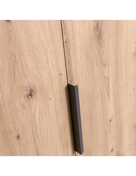 Armadio guardaroba 3 ante - 2 cassetti Rovere artisan