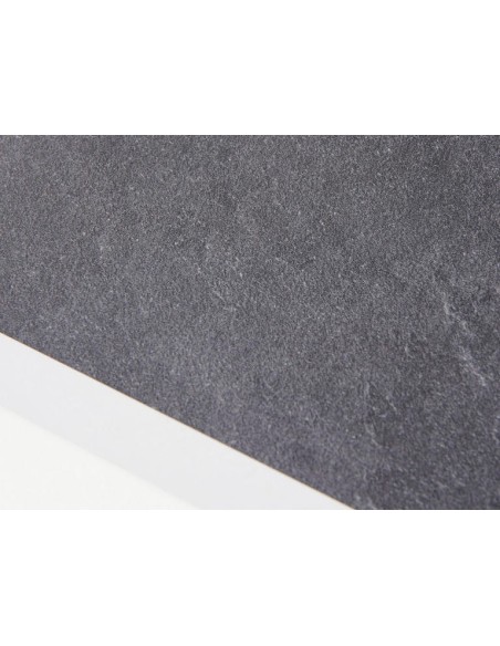 Madia 4 ante - 1 cassetto Bianco laccato/Ossido