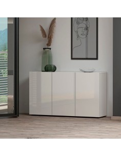 Madia 3 ante Bianco laccato 2