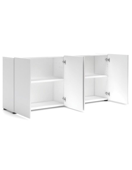 Madia 4 ante Bianco laccato