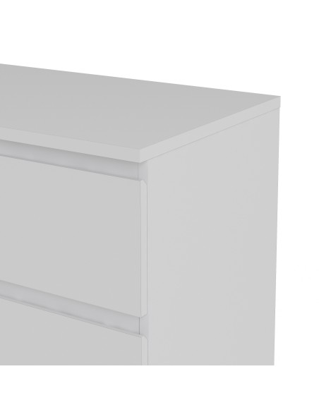 Cassettiera 3 cassetti bianco