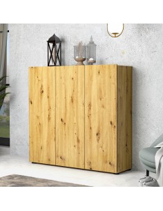 scarpiera 3 ante mister rovere artisan antracite 2