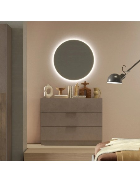 Comò 3 cassetti Bronzo/Mercure