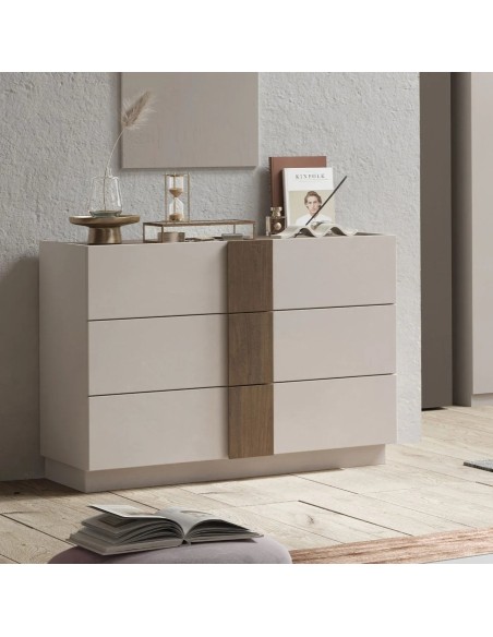 Comò 3 cassetti Cashmere/Mercure