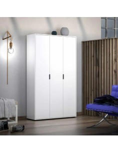 Armadio multiservizio porta scope 3 ante Bianco lucido 2