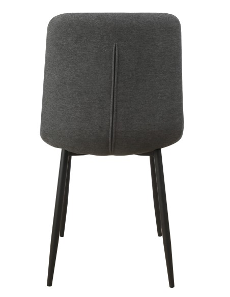 Sedia Kira in tessuto Grigio