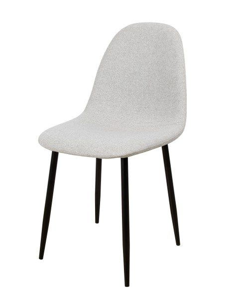 Sedia Raissa in tessuto Grigio