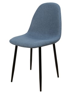 Sedia Raissa in tessuto Blu