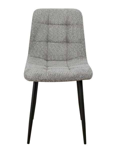 Sedia Lara in bouclè Grigio chiaro