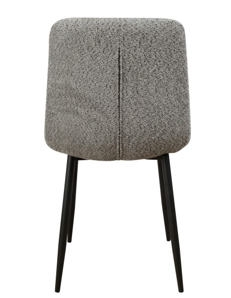 Sedia Lara in bouclè Grigio chiaro