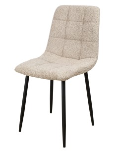 Sedia Lara in bouclè Crema