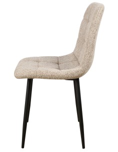 Sedia Lara in bouclè Crema 2