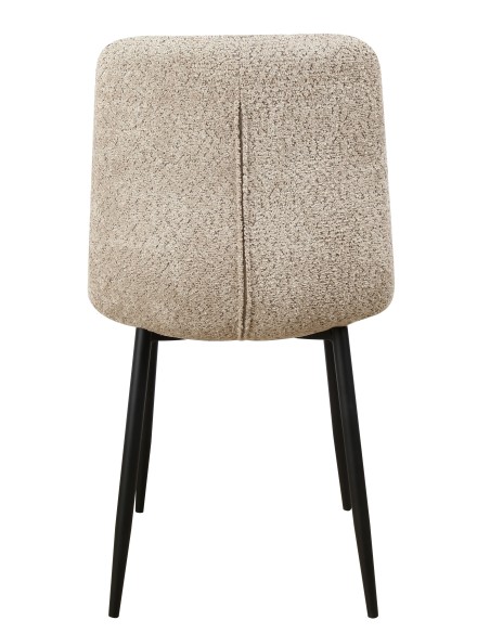 Sedia Lara in bouclè Crema