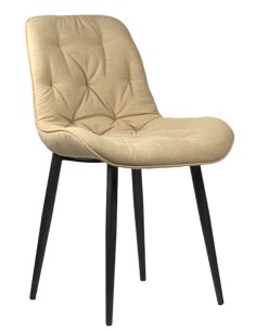 Sedia Penelope in tessuto Tortora