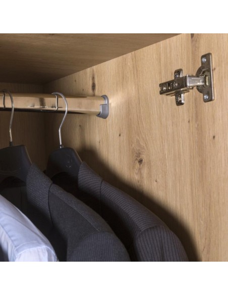 Armadio guardaroba 2 ante - 2 cassetti Rovere artisan