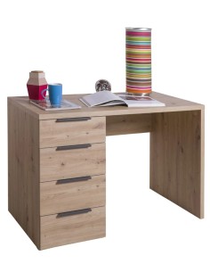 Scrivania 4 cassetti 110 x 60 x 75,4 H Rovere artisan 2