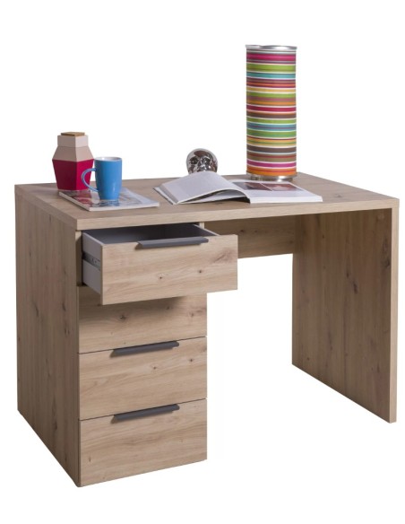 Scrivania 4 cassetti 110 x 60 x 75,4 H Rovere artisan