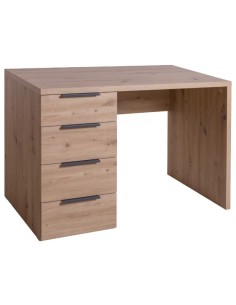 Scrivania 4 cassetti 110 x 60 x 75,4 H Rovere artisan