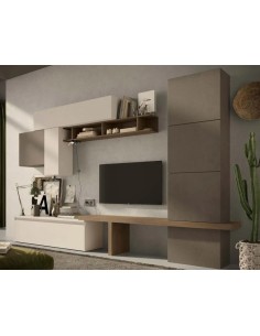 Parete soggiorno Bronzo - Cashmere - Mercure 104