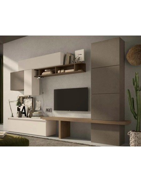 Parete soggiorno Bronzo - Cashmere - Mercure 104