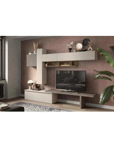 Parete soggiorno Bronzo - Cashmere - Mercure 108 2