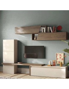 Parete soggiorno attrezzata Cashmere - Mercure 122