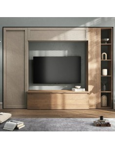 Parete attrezzata Argilla - Mercure 126