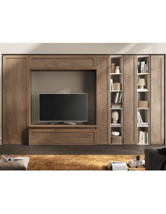 Parete attrezzata Mercure - Cashmere 131