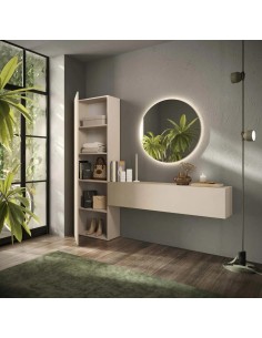 Mobile ingresso colonna + pensile Cashmere 143 (Specchio escluso)