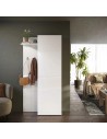 Mobile ingresso con pannello appendiabiti Bianco laccato 150