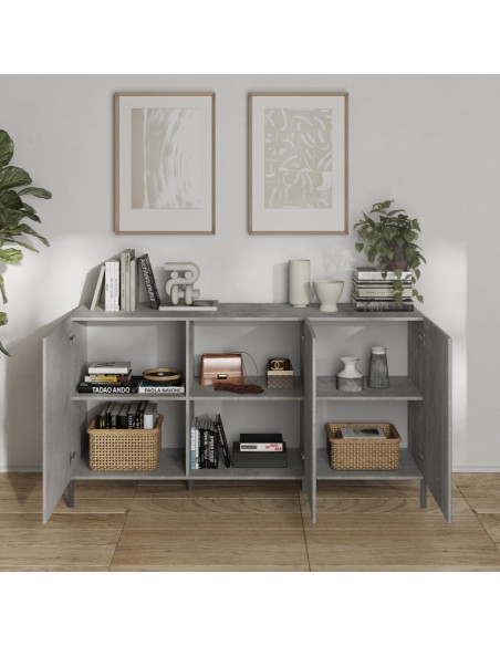 Madia 3 ante serigrafate Cemento