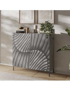 Madia 2 ante serigrafate Cemento